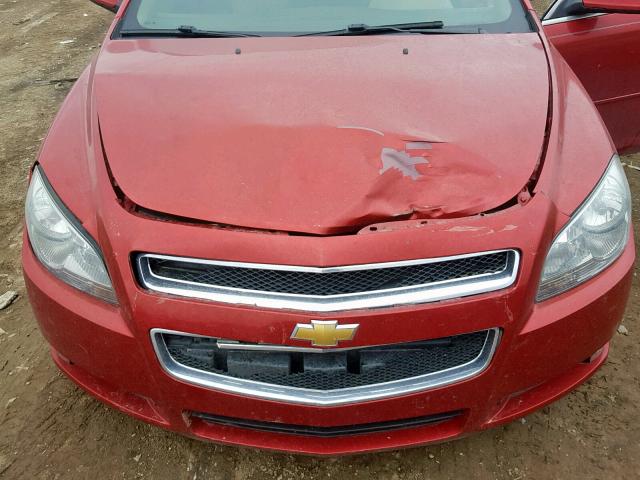 1G1ZC5E0XCF229896 - 2012 CHEVROLET MALIBU 1LT RED photo 7
