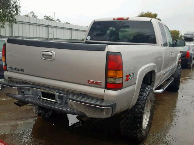 2GTEK19T041249749 - 2004 GMC NEW SIERRA SILVER photo 4