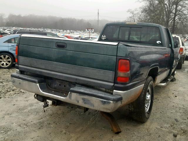 3B7KC236XXG129364 - 1999 DODGE RAM 2500 GREEN photo 4