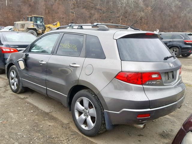 5J8TB182X8A012683 - 2008 ACURA RDX CHARCOAL photo 3