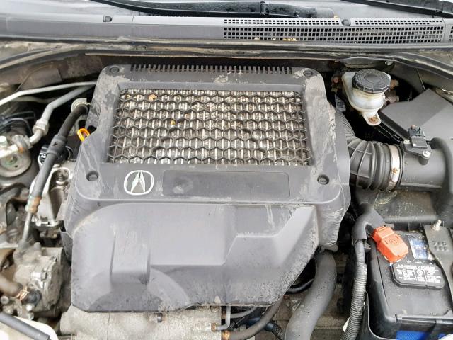 5J8TB182X8A012683 - 2008 ACURA RDX CHARCOAL photo 7