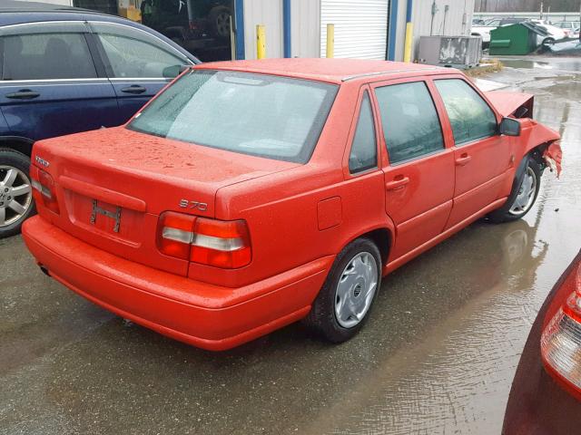 YV1LS55A1X1598488 - 1999 VOLVO S70 RED photo 4