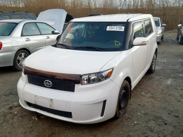 JTLKE50E781019495 - 2008 TOYOTA SCION WHITE photo 2