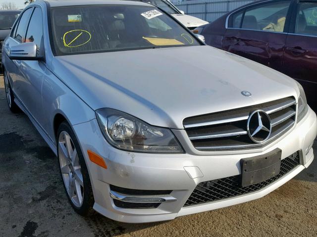 WDDGF4HB2EA956257 - 2014 MERCEDES-BENZ C 250 SILVER photo 1