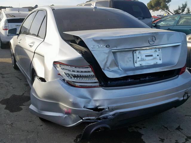 WDDGF4HB2EA956257 - 2014 MERCEDES-BENZ C 250 SILVER photo 3