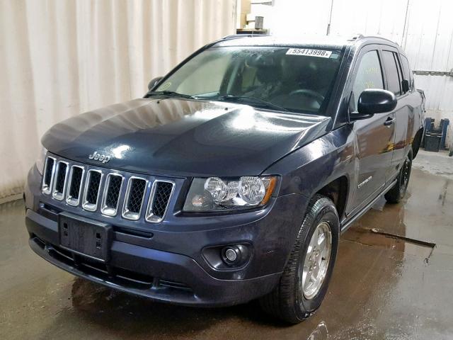 1C4NJCBA2GD574046 - 2016 JEEP COMPASS SP BLUE photo 2