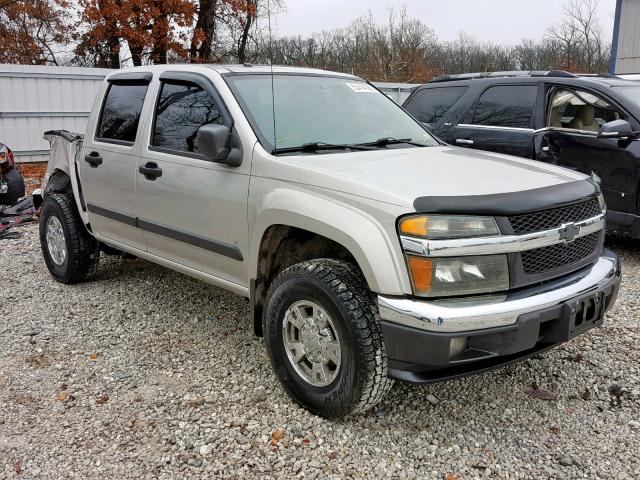 1GCDT13E478178026 - 2007 CHEVROLET COLORADO SILVER photo 1