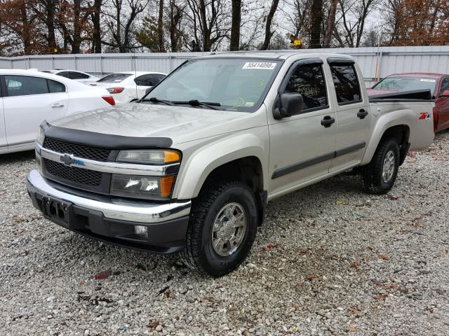 1GCDT13E478178026 - 2007 CHEVROLET COLORADO SILVER photo 2