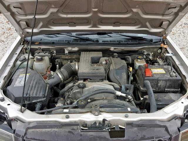 1GCDT13E478178026 - 2007 CHEVROLET COLORADO SILVER photo 7