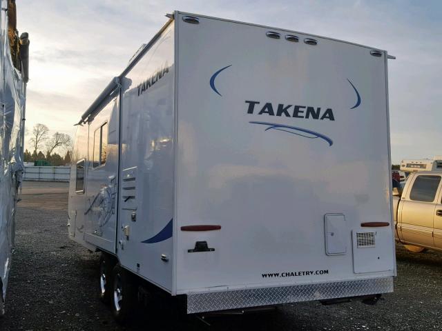 1C9TX2121DA725153 - 2013 TAKE TRAILER WHITE photo 3