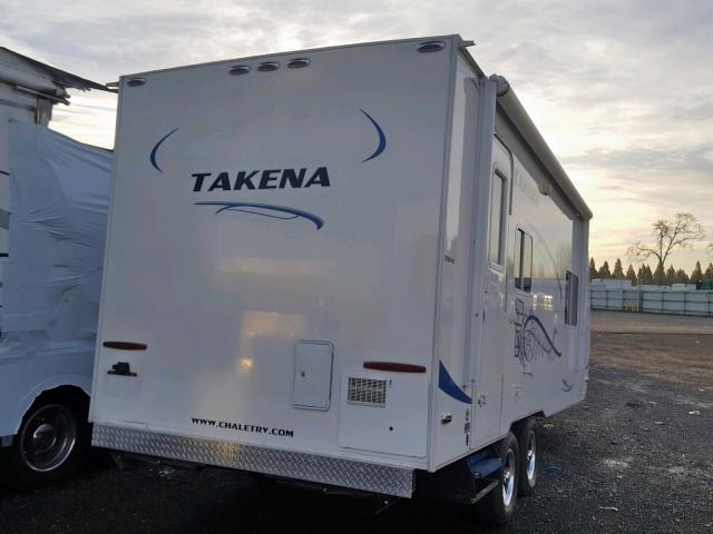 1C9TX2121DA725153 - 2013 TAKE TRAILER WHITE photo 4