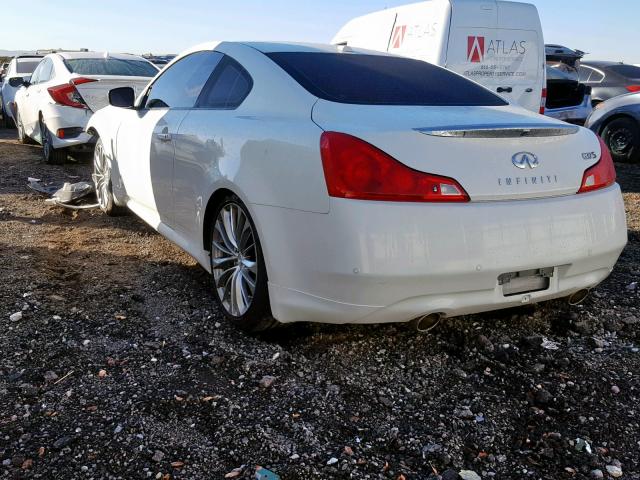 JN1CV6EK0DM923625 - 2013 INFINITI G37 JOURNE WHITE photo 3