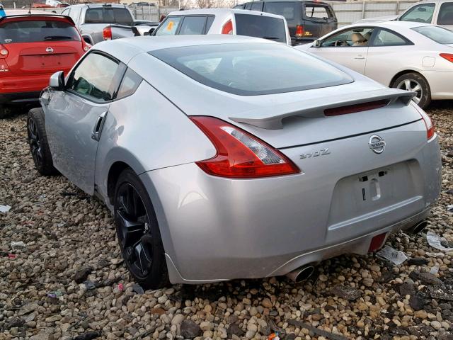 JN1AZ4EH4HM953690 - 2017 NISSAN 370Z SILVER photo 3