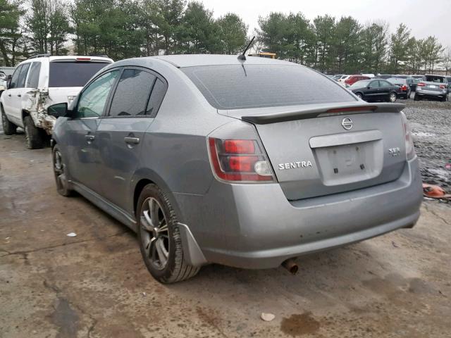 3N1CB61E47L692767 - 2007 NISSAN SENTRA SE- SILVER photo 3