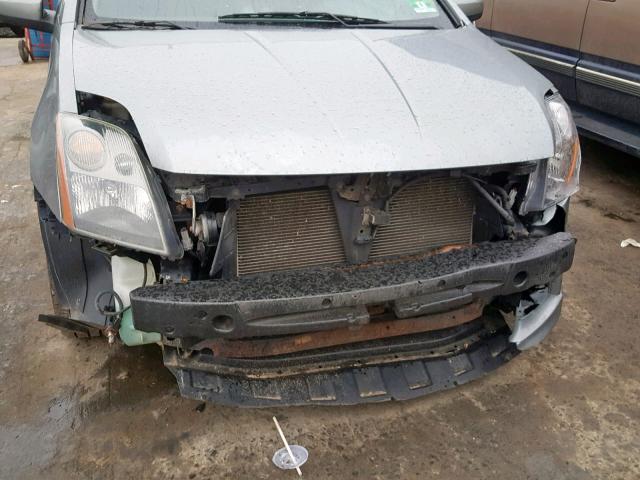 3N1CB61E47L692767 - 2007 NISSAN SENTRA SE- SILVER photo 9