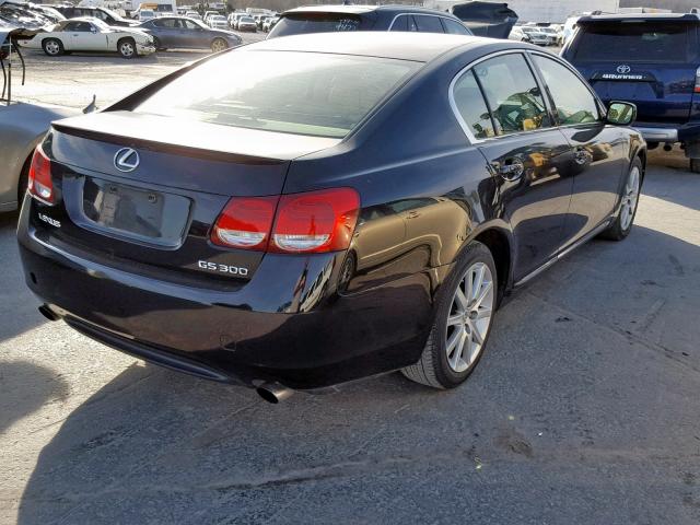 JTHBH96S665023159 - 2006 LEXUS GS GENERAT BLACK photo 4