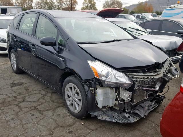 JTDZN3EU8E3305743 - 2014 TOYOTA PRIUS V BLACK photo 1