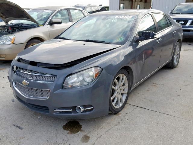 1G1ZK57749F154103 - 2009 CHEVROLET MALIBU LTZ GRAY photo 2