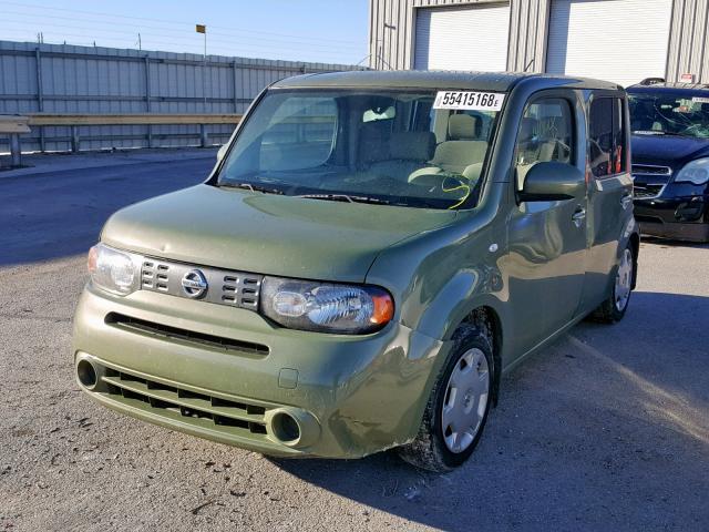 JN8AZ28R19T131074 - 2009 NISSAN CUBE BASE GREEN photo 2