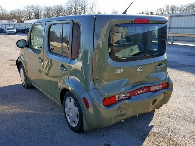 JN8AZ28R19T131074 - 2009 NISSAN CUBE BASE GREEN photo 3