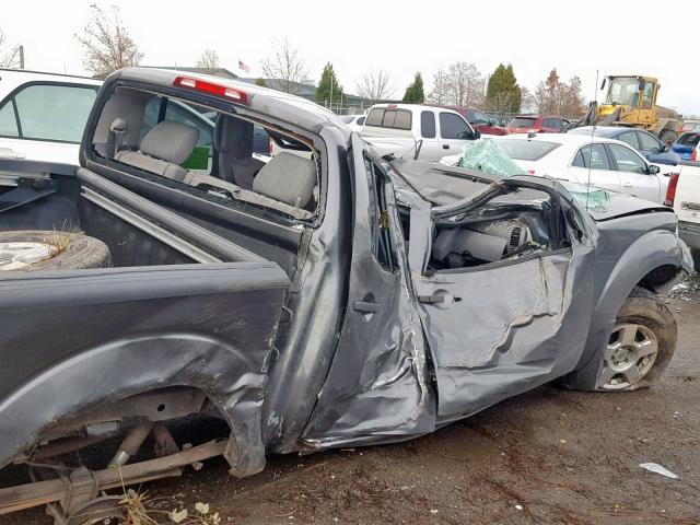 1N6AD07W48C405305 - 2008 NISSAN FRONTIER C GRAY photo 10