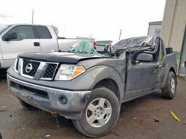 1N6AD07W48C405305 - 2008 NISSAN FRONTIER C GRAY photo 2