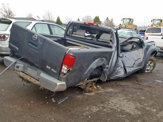 1N6AD07W48C405305 - 2008 NISSAN FRONTIER C GRAY photo 4