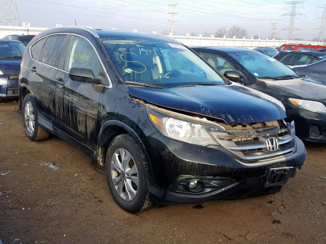 2HKRM4H7XEH722297 - 2014 HONDA CR-V EXL BLACK photo 1