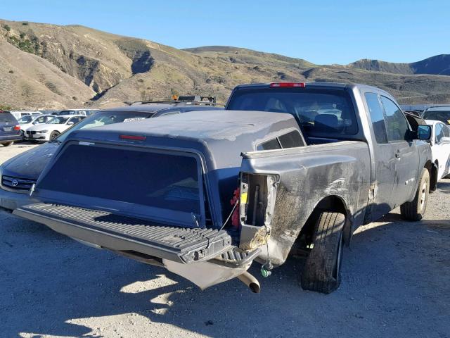 1N6AA06A55N545149 - 2005 NISSAN TITAN XE GRAY photo 4