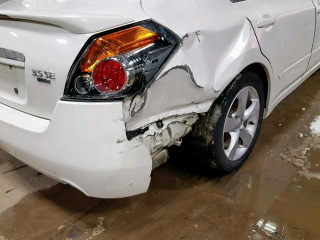 1N4BL21E67C182176 - 2007 NISSAN ALTIMA 3.5 WHITE photo 9