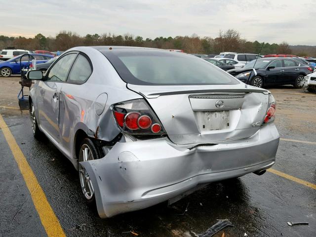 JTKDE167X80242439 - 2008 TOYOTA SCION TC ვერცხლისფერი ფოტო 3