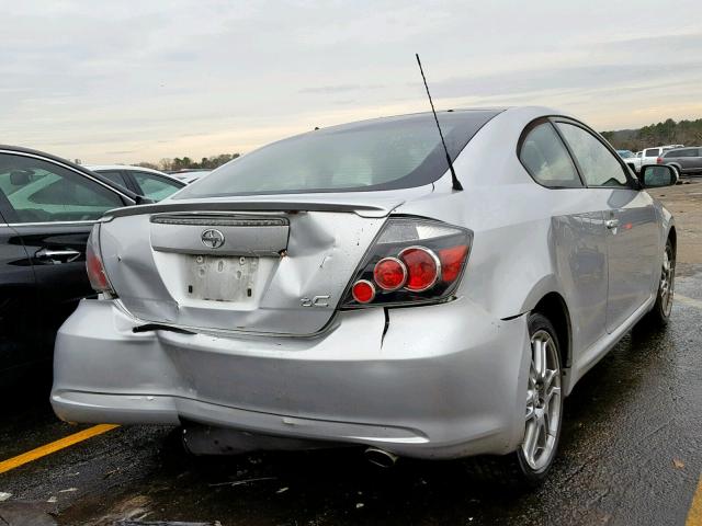 JTKDE167X80242439 - 2008 TOYOTA SCION TC ვერცხლისფერი ფოტო 4