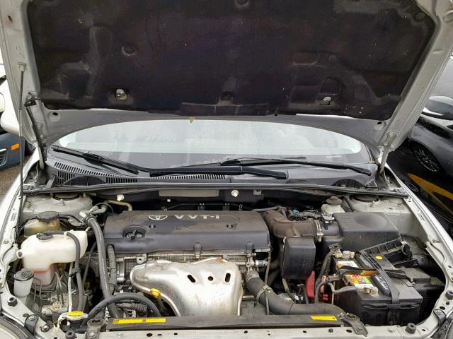 JTKDE167X80242439 - 2008 TOYOTA SCION TC ვერცხლისფერი ფოტო 7