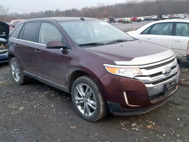 2FMDK4KCXCBA78276 - 2012 FORD EDGE LIMIT BURGUNDY photo 1