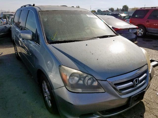 5FNRL38685B103443 - 2005 HONDA ODYSSEY EX GREEN photo 1