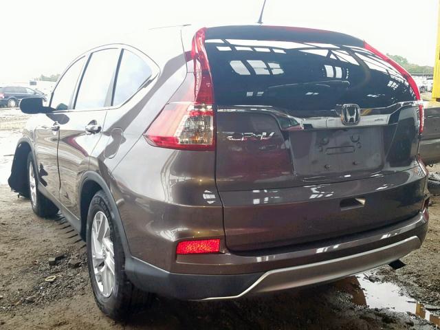 2HKRM3H77FH510727 - 2015 HONDA CR-V EXL BROWN photo 3