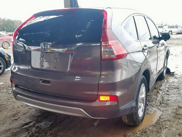 2HKRM3H77FH510727 - 2015 HONDA CR-V EXL BROWN photo 4