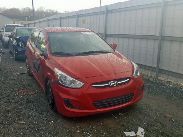 KMHCT5AE3HU335054 - 2017 HYUNDAI ACCENT SE RED photo 1