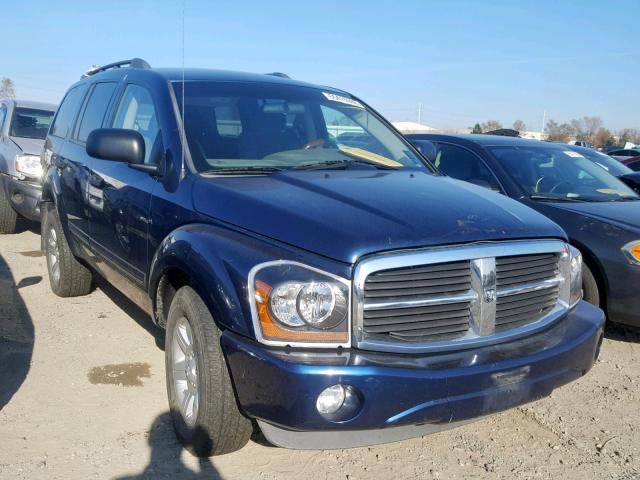 1D4HB48D94F233599 - 2004 DODGE DURANGO SL BLUE photo 1