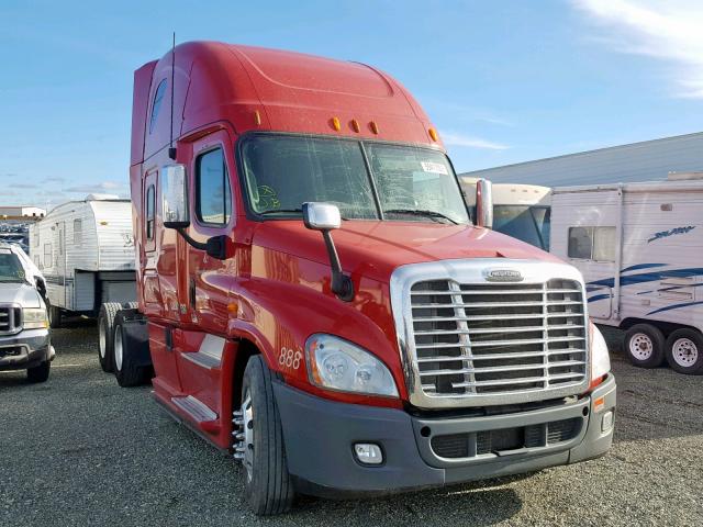 3AKJGLDR5DSFF8842 - 2013 FREIGHTLINER CASCADIA 1 RED photo 1