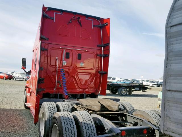 3AKJGLDR5DSFF8842 - 2013 FREIGHTLINER CASCADIA 1 RED photo 3