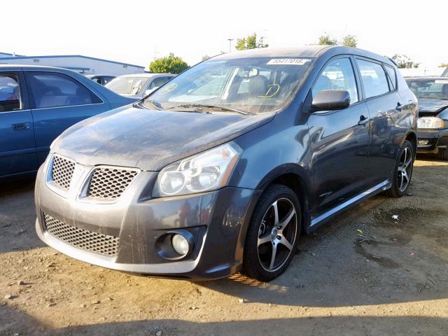 5Y2SR67049Z449200 - 2009 PONTIAC VIBE GT CHARCOAL photo 2