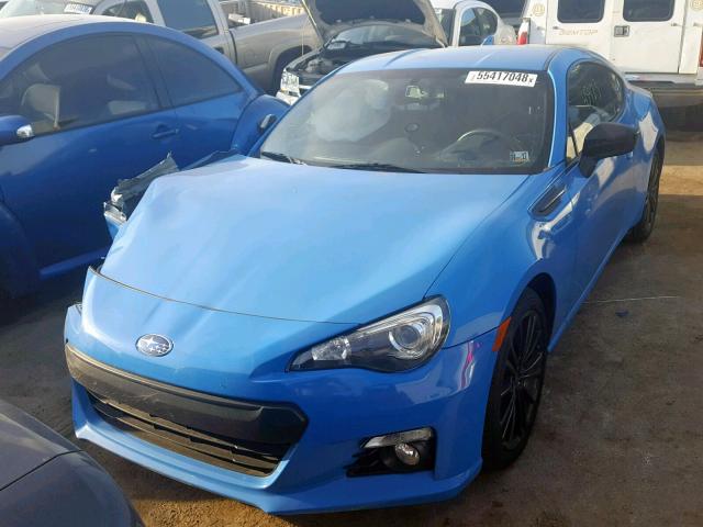 JF1ZCAC14G9600394 - 2016 SUBARU BRZ 2.0 LI BLUE photo 2