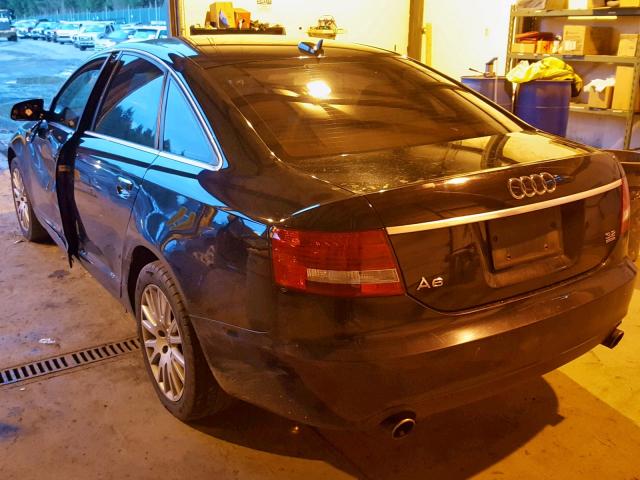 WAUDH74FX6N178315 - 2006 AUDI A6 3.2 QUA BLACK photo 3