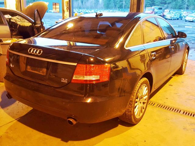 WAUDH74FX6N178315 - 2006 AUDI A6 3.2 QUA BLACK photo 4