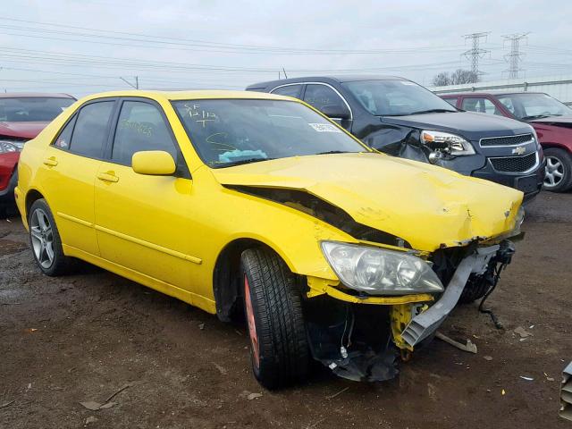 JTHBD192020040460 - 2002 LEXUS IS 300 YELLOW photo 1