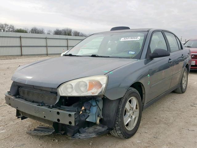 1G1ZT54895F290506 - 2005 CHEVROLET MALIBU LS ნაცრისფერი ფოტო 2