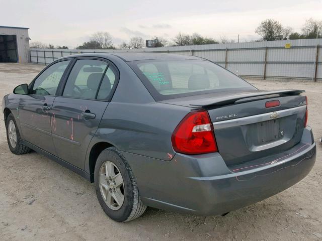 1G1ZT54895F290506 - 2005 CHEVROLET MALIBU LS ნაცრისფერი ფოტო 3