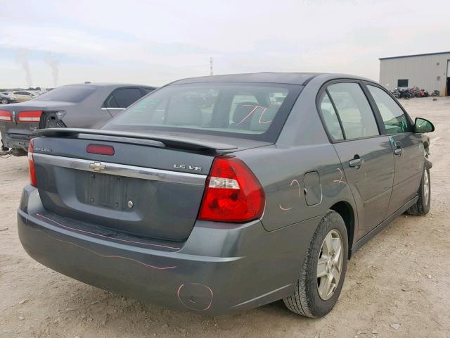 1G1ZT54895F290506 - 2005 CHEVROLET MALIBU LS ნაცრისფერი ფოტო 4