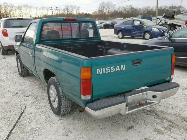 1N6SD11S0VC381659 - 1997 NISSAN TRUCK BASE GREEN photo 3